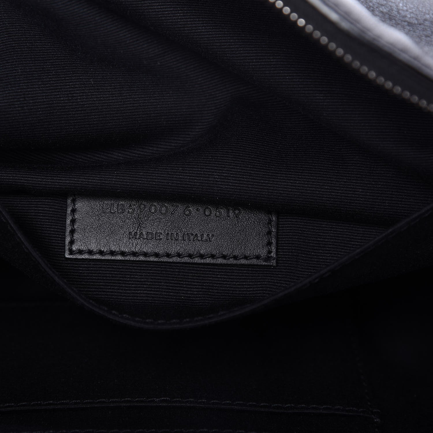 Saint Laurent Calfskin Monogram Belt Bag Black 9 of 10