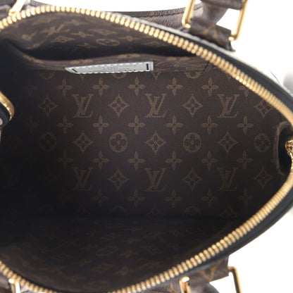 Louis Vuitton X FORNASETTI Calfskin Architettura Alma BB Black White 5 of 8