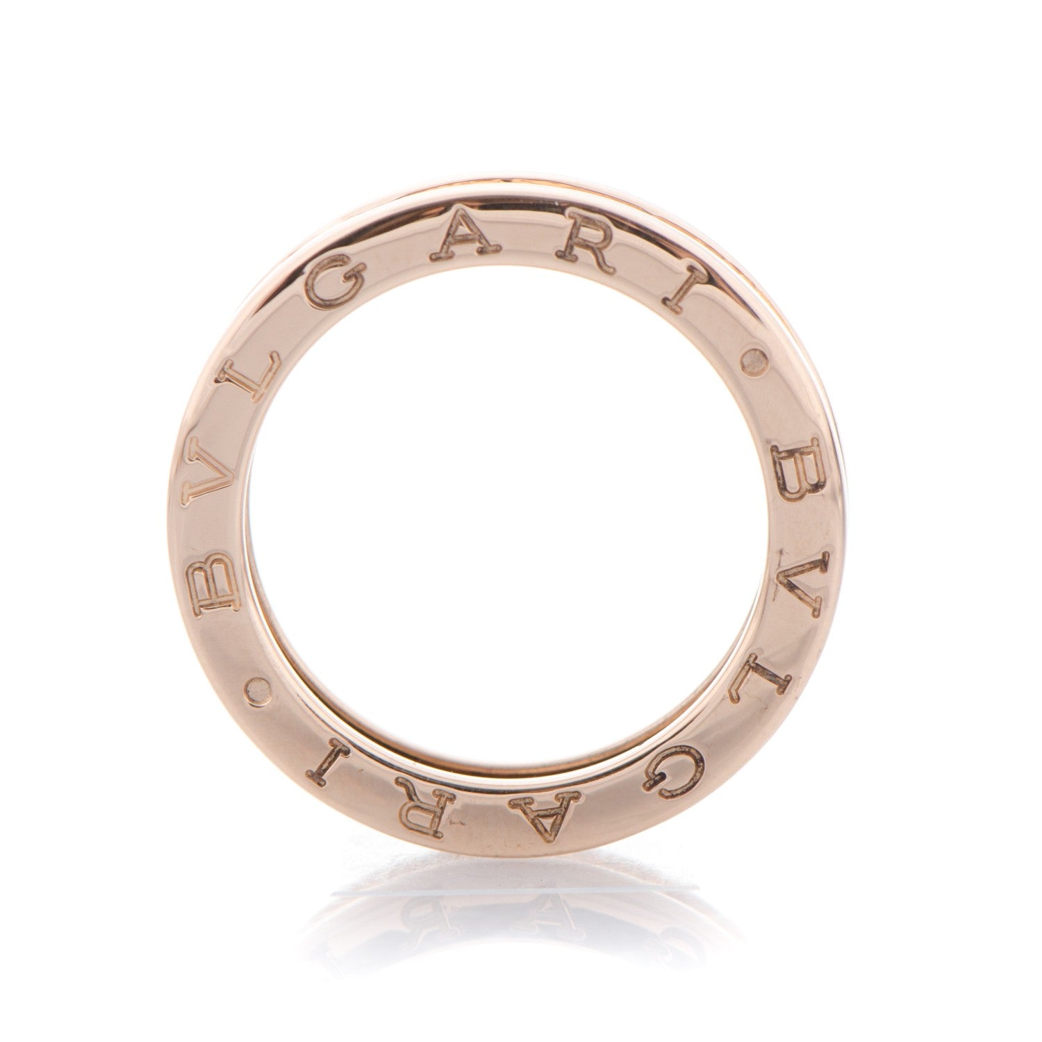 Bulgari 18K Rose Gold B.Zero1 Ring 55 3 of 4