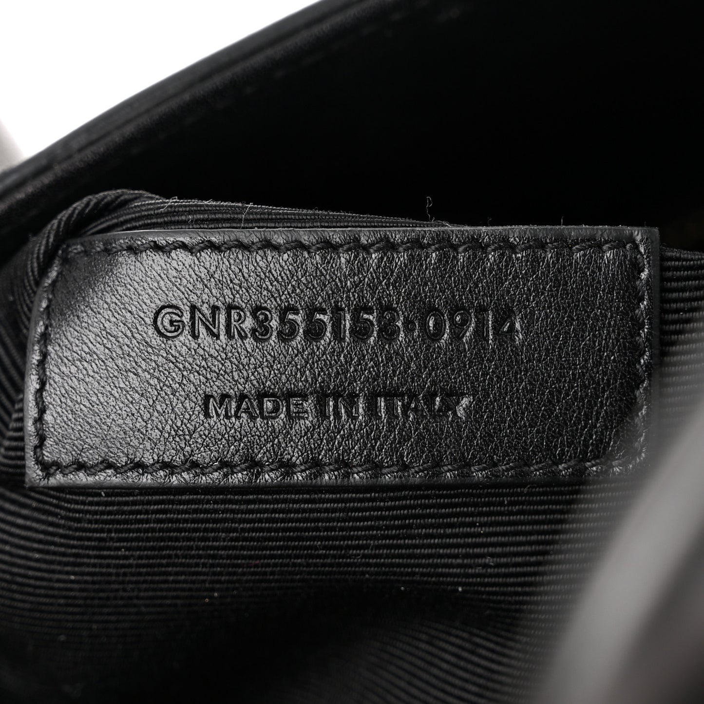 Calfskin Bi-Color Small Sac De Jour White Black