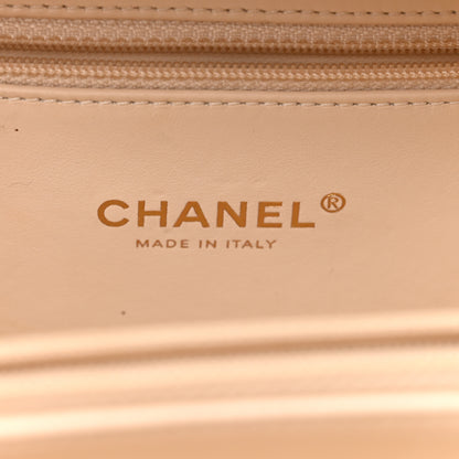 Chanel Caviar Quilted Medium CC Filigree Vanity Case Light Beige 6 of 13