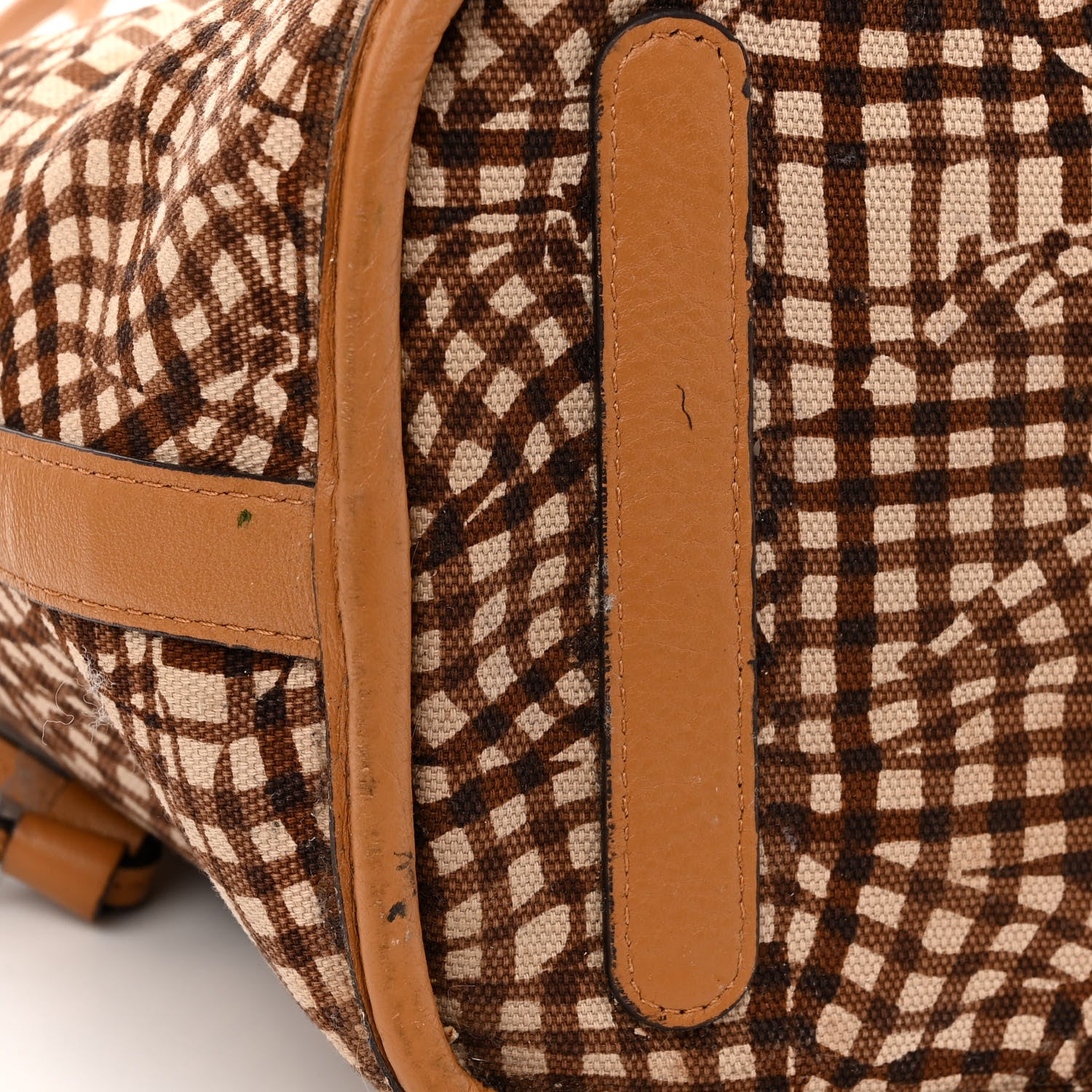MCM Visetos Medium Liz Reversible Shopper Tote Cognac 18 of 18
