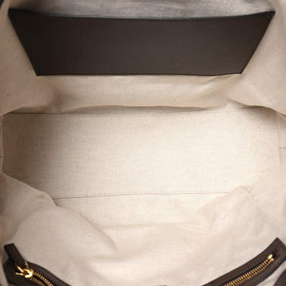 Gucci Monogram Jumbo GG Textured Dollar Calfskin Web Medium Ophidia Shopping Tote Camel Ebony 5 of 10