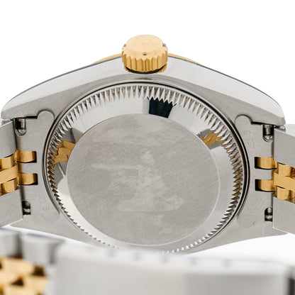 Rolex Stainless Steel 18K Yellow Gold 26mm Oyster Perpetual Datejust Watch Champagne 69173 4 of 5