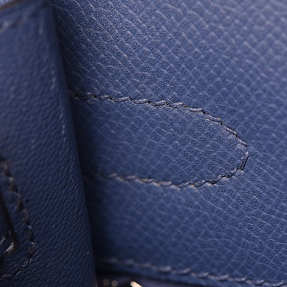 Hermes Epsom Kelly Sellier 32 Bleu Brighton 13 of 43