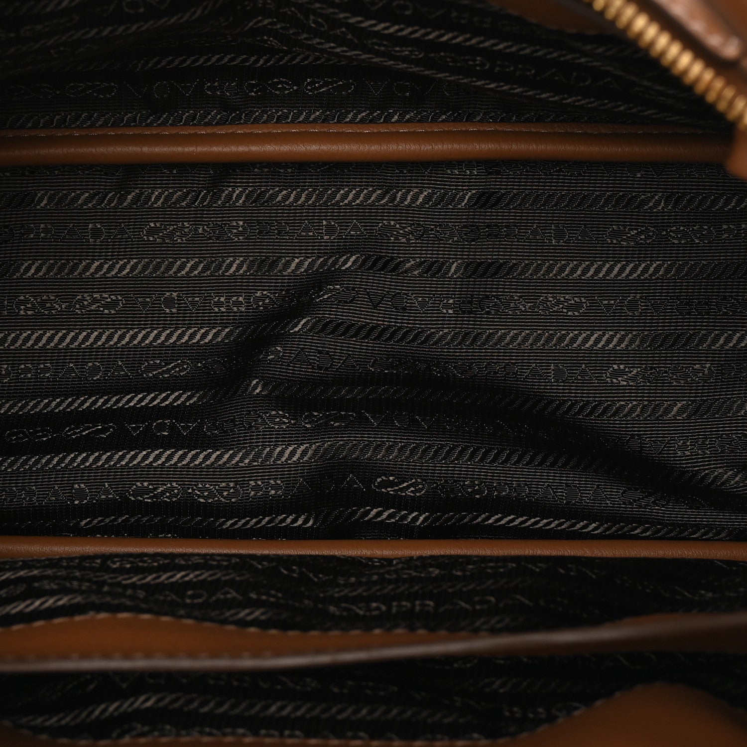 Prada Calfskin Medium Shoulder Bag Caramel 5 of 9