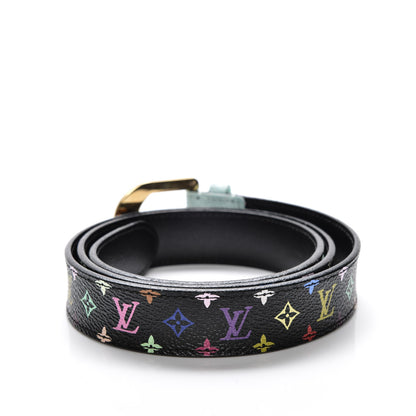 Louis Vuitton Monogram Multicolor Belt 85 34 Black 3 of 8