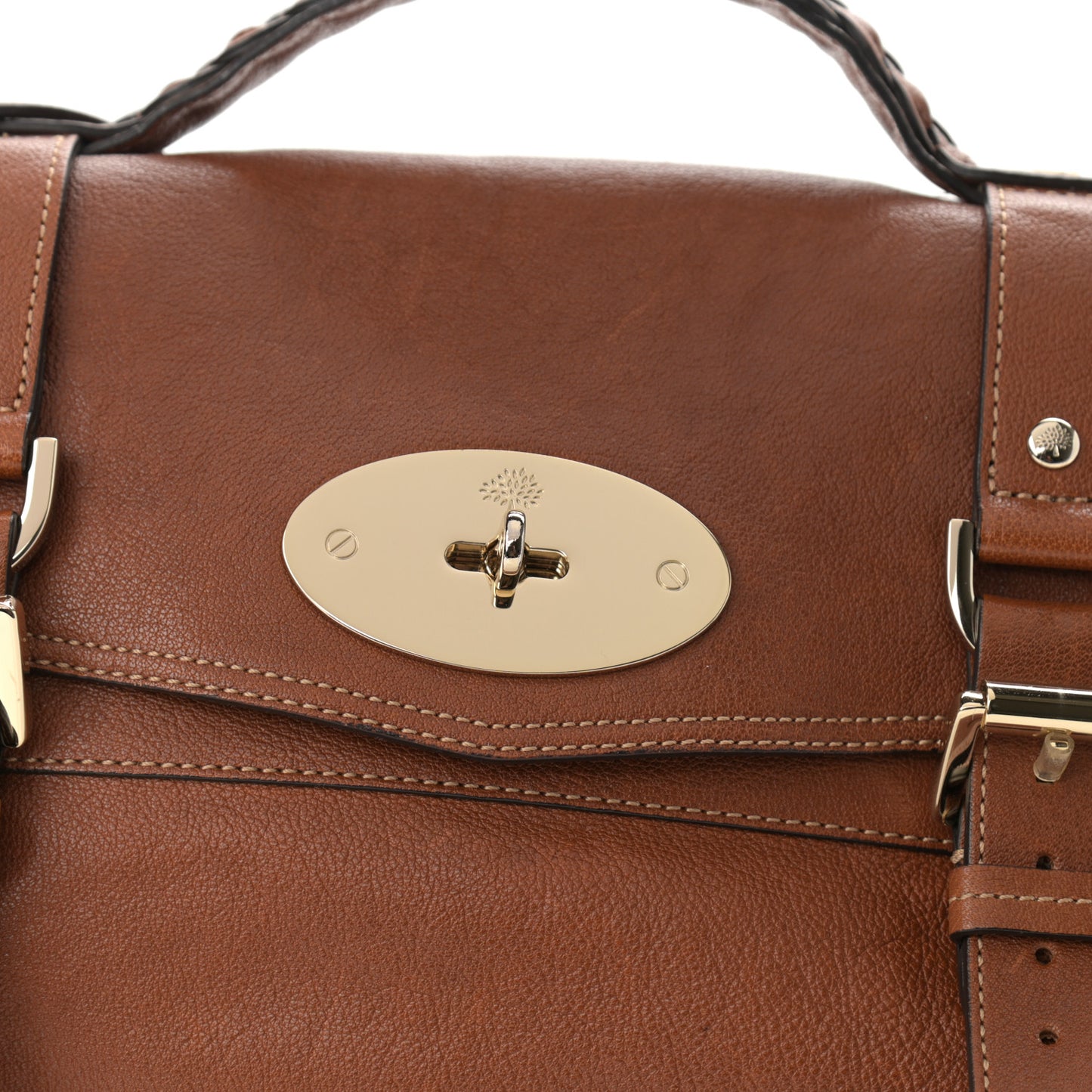 Small Grain Calf Medium Alexa Oak