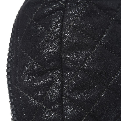Stella McCartney Shaggy Deer Quilted Small Falabella Backpack Black 6 of 9
