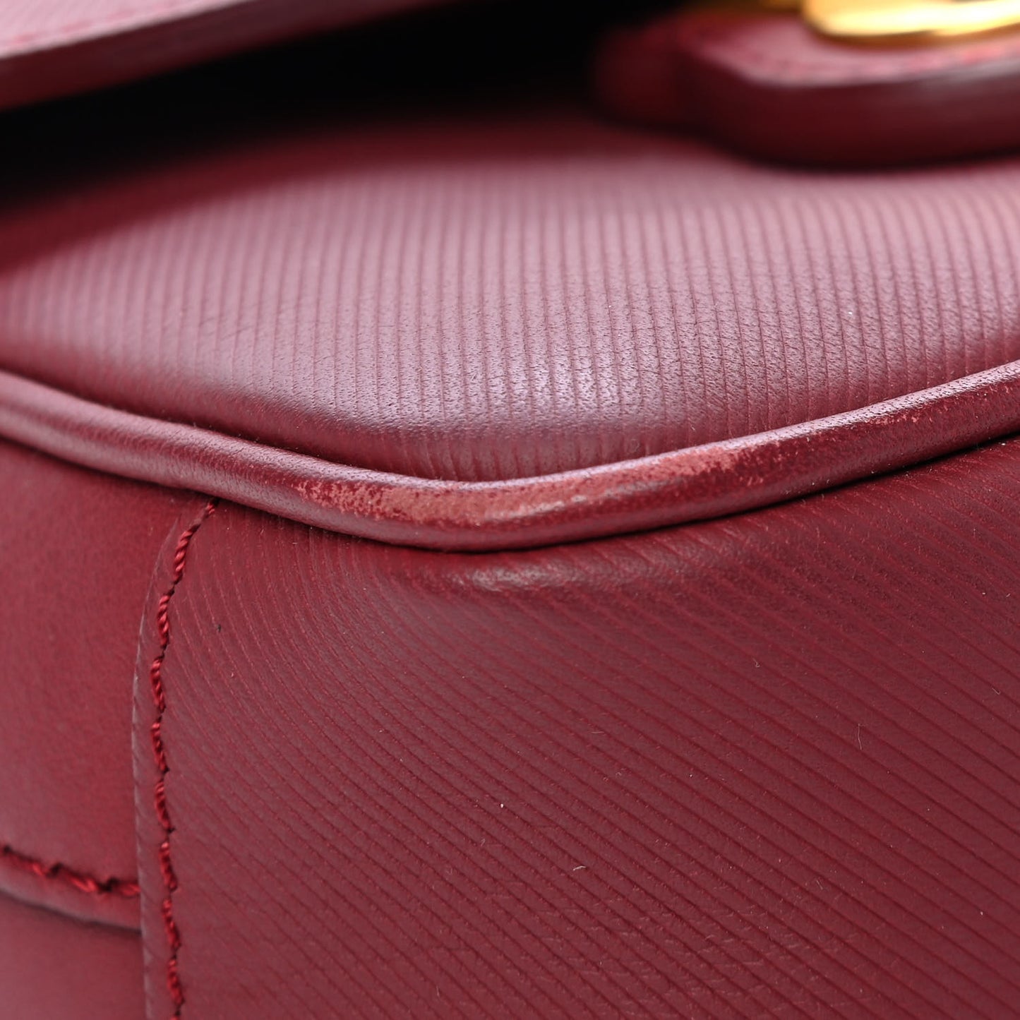 Trench Calfskin Mini DK88 Top Handle Bag Antique Red