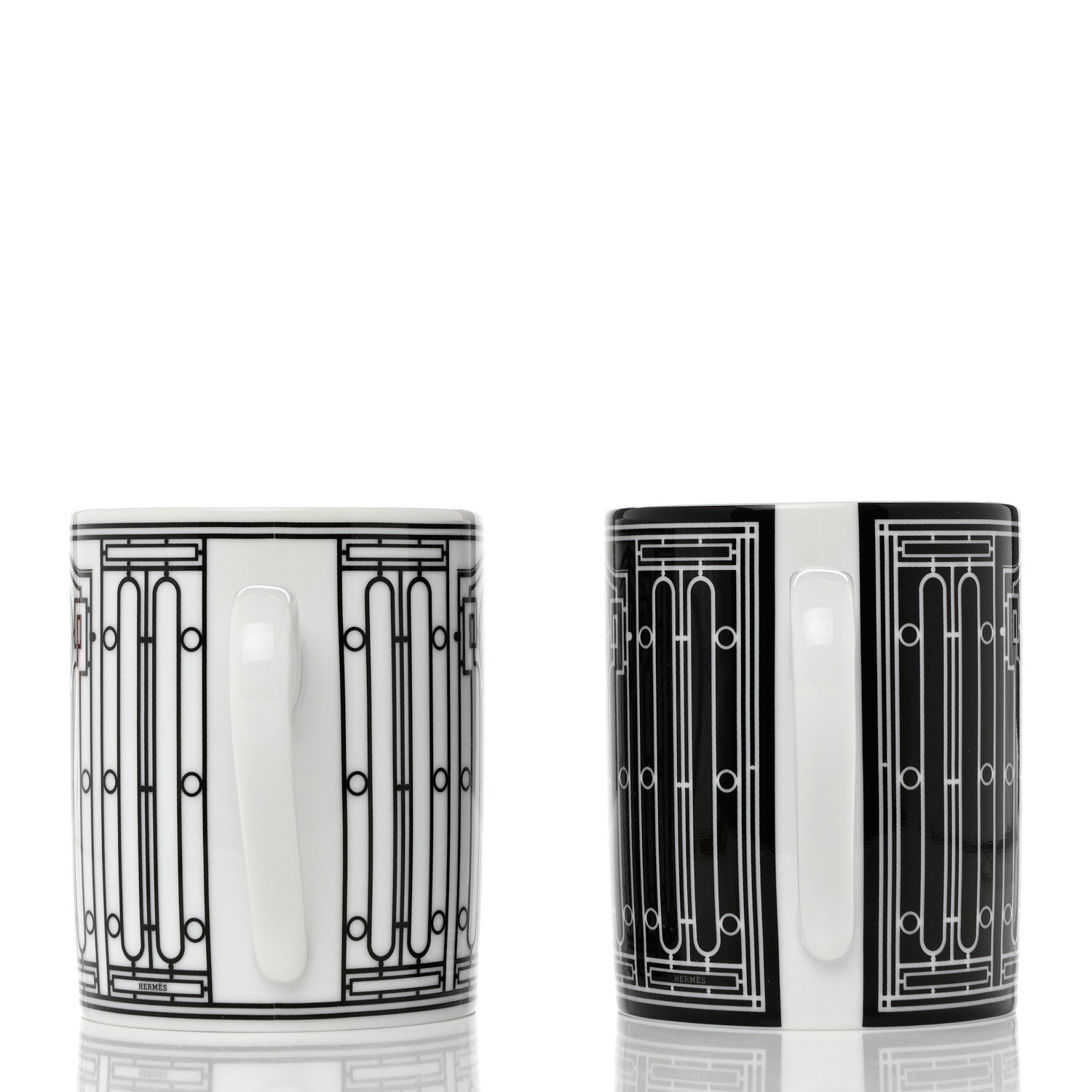 Hermes Porcelain H Deco Mug Set of 2 2 of 8