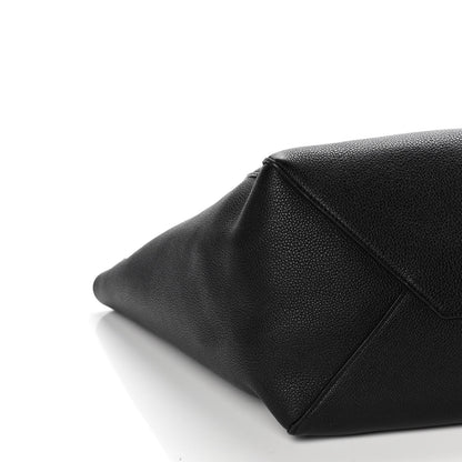 Celine Soft Grained Calfskin Small Belt Cabas Phantom Black 9 of 12