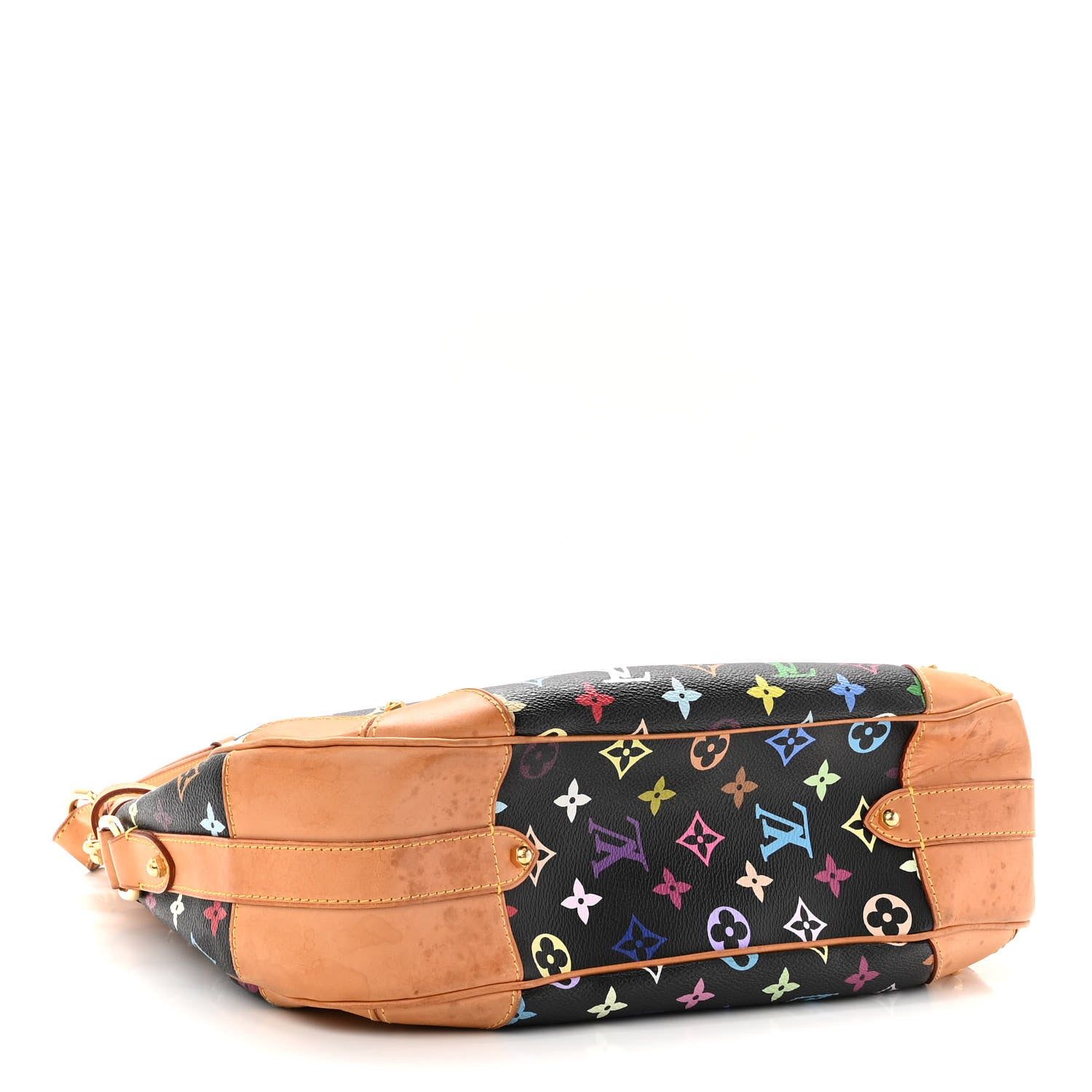 Louis Vuitton Monogram Multicolor Greta Black 4 of 9