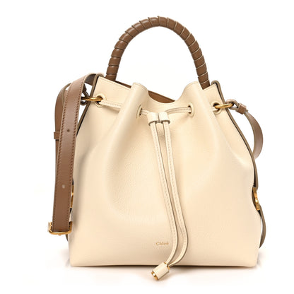 Chloe Grained Calfskin Marcie Bucket Bag Misty Ivory 1 of 9