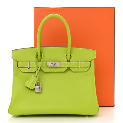 Hermes Epsom Candy Birkin 30 Kiwi Lichen 13 of 13