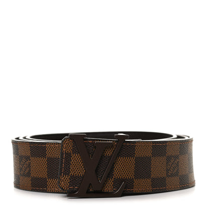 Louis Vuitton Damier Ebene 40mm LV Initiales Belt 120 48 1 of 8