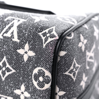 Louis Vuitton Denim Monogram Jacquard Speedy Bandouliere 25 Black 10 of 10