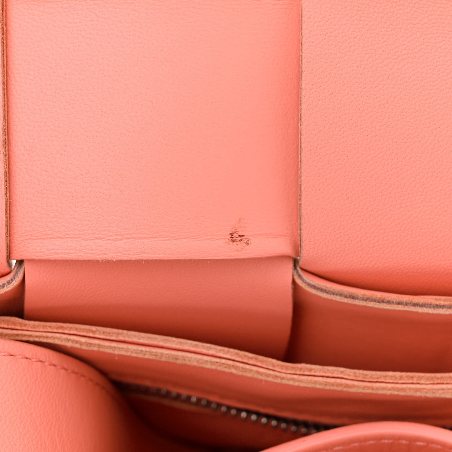 Nappa Maxi Intreccio Cassette Bag Peach