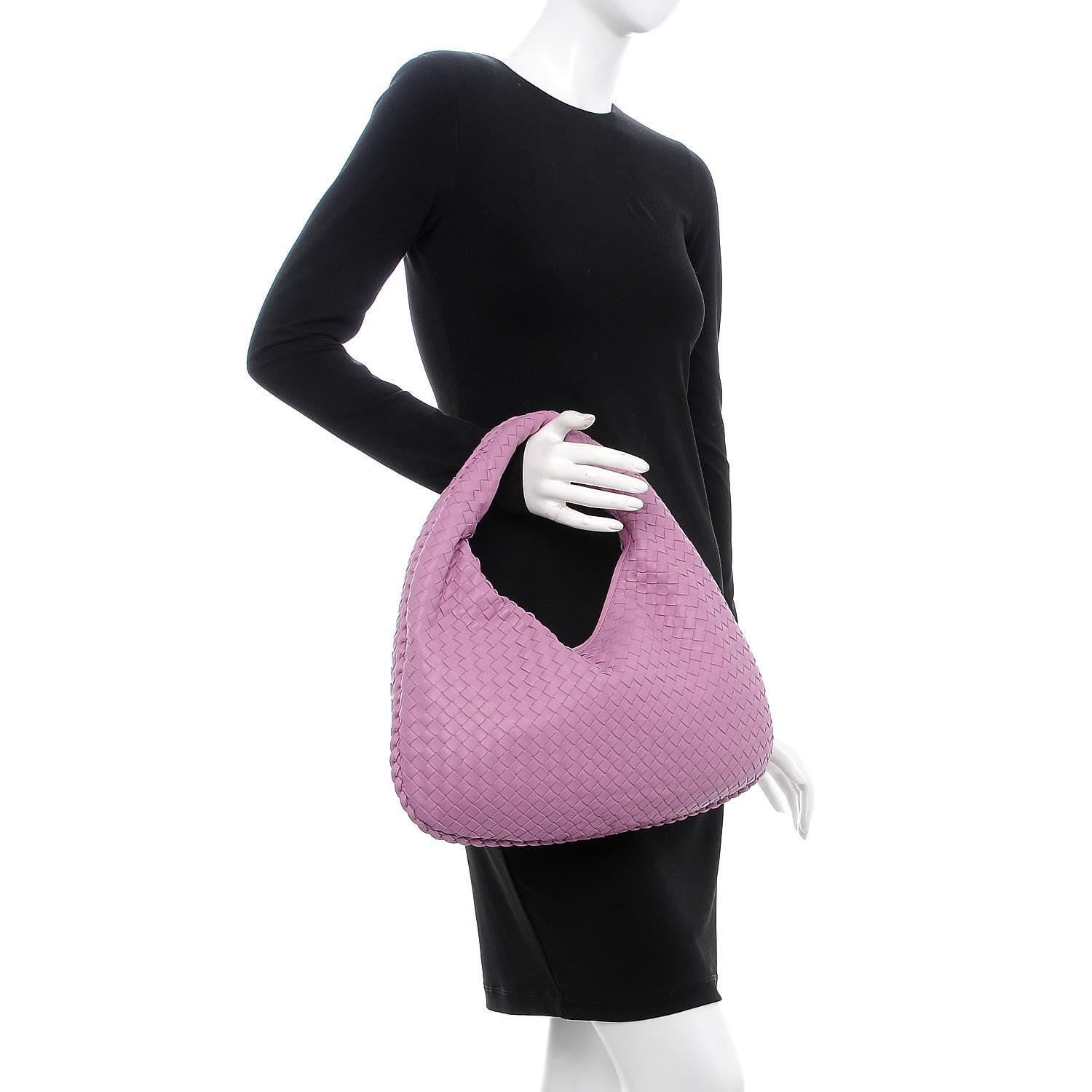 Bottega Veneta Nappa Intrecciato Medium Veneta Hobo Twilight 2 of 9