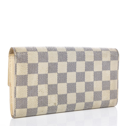Louis Vuitton Damier Azur Sarah Wallet 3 of 15