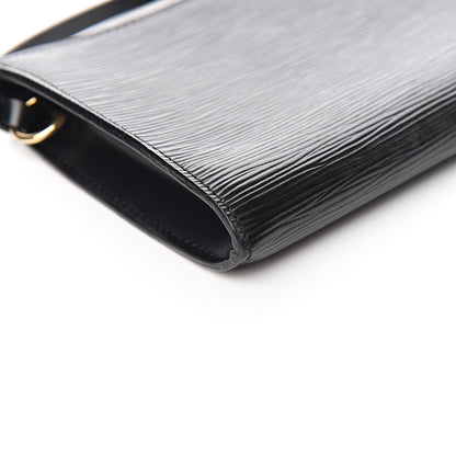 Louis Vuitton Epi Pochette Accessories 24 Black 8 of 10