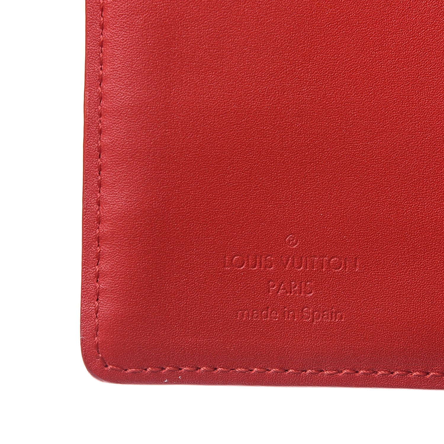 Louis Vuitton Vernis Small Ring Agenda Cover Red 5 of 7