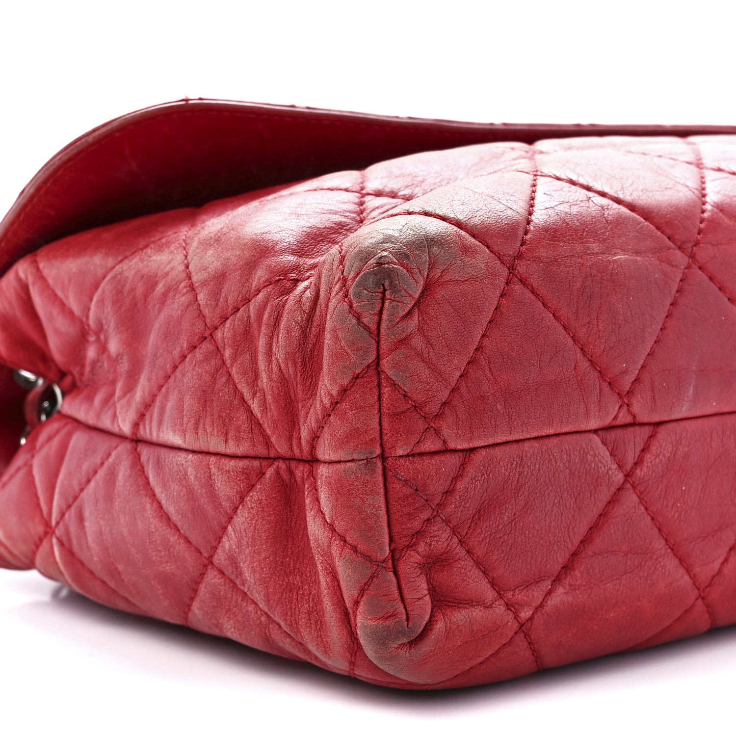 Chanel Calfskin Quilted In The Business Flap Bag Red 11 of 13