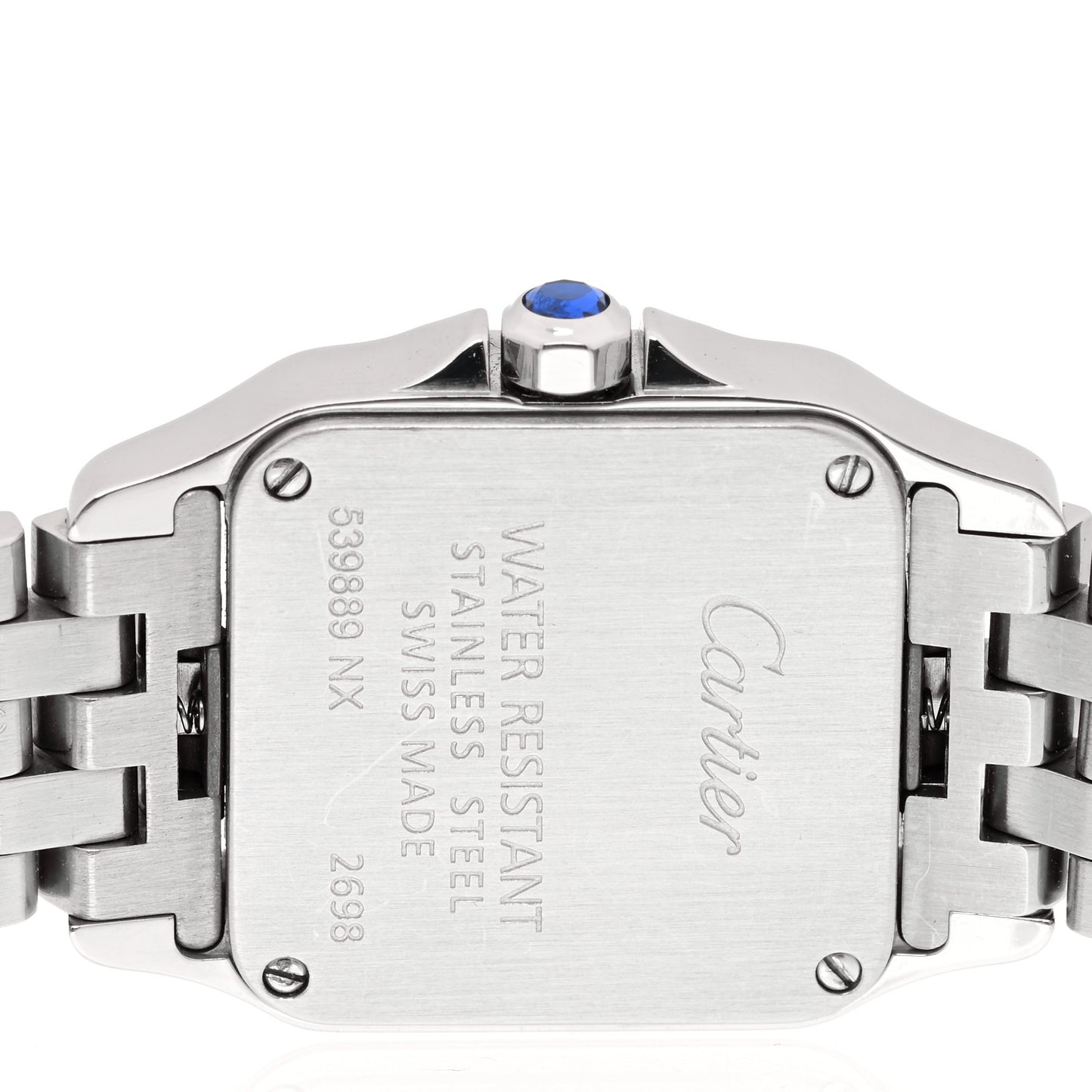 Stainless Steel 20mm Santos Demoiselle Quartz Watch