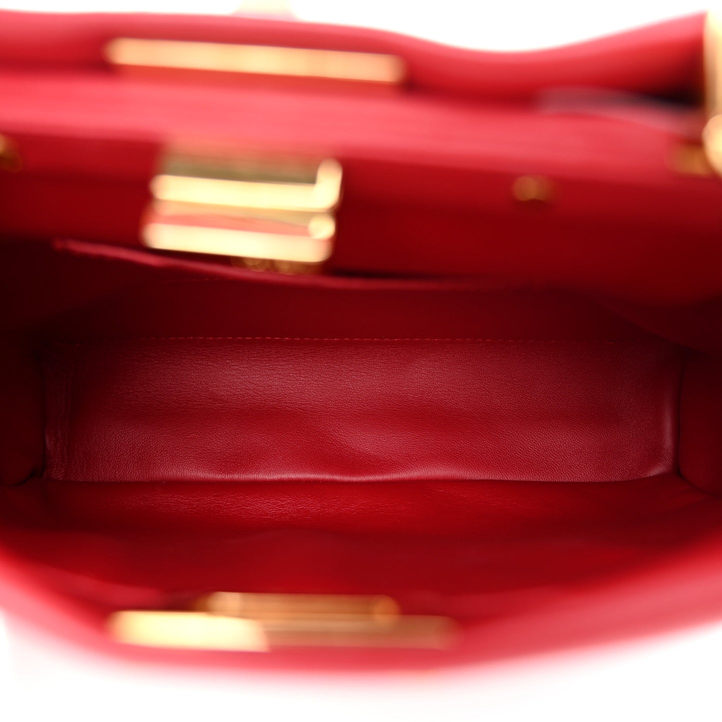 Nappa Mini Peekaboo Iconic Satchel Amarena