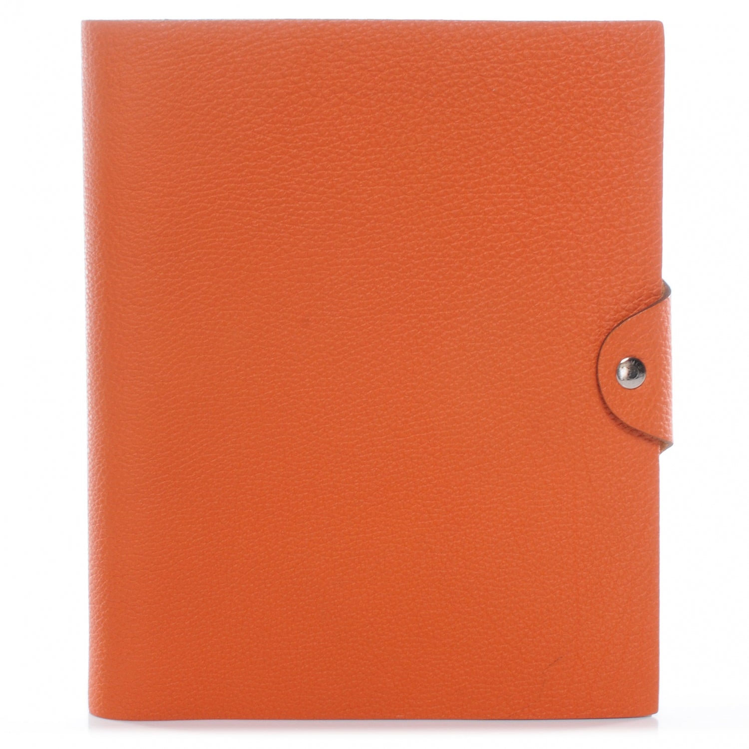 Hermes Togo Ulysse MM Notebook Cover w Notepad Orange 1 of 6