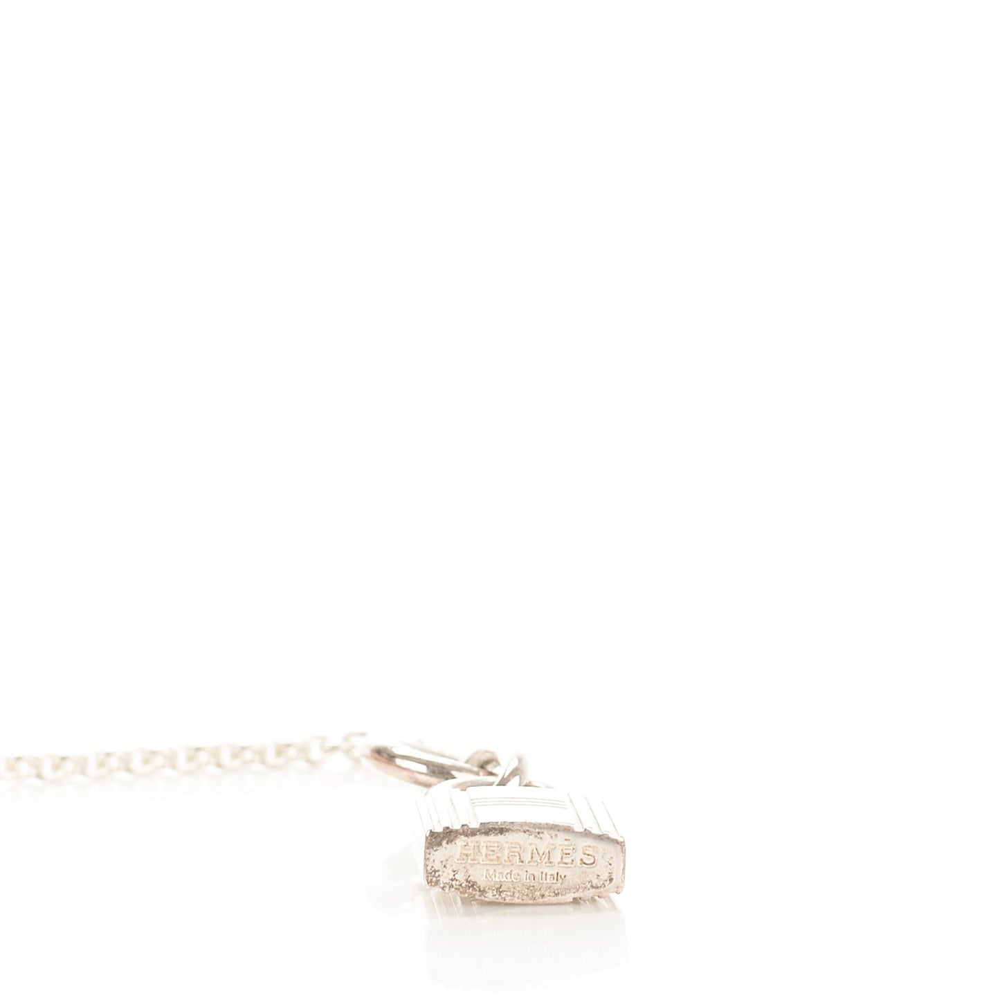 Sterling Silver Cadenas Kelly Lock Pendant Necklace