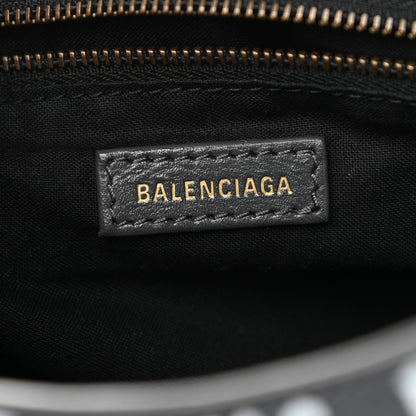 Balenciaga Agneau Arena Graffiti All Over Classic Hardware S City Gris Fossile White 5 of 9