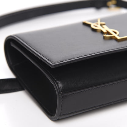 Saint Laurent Smooth Calfskin Monogram Kate Belt Bag Black 7 of 8
