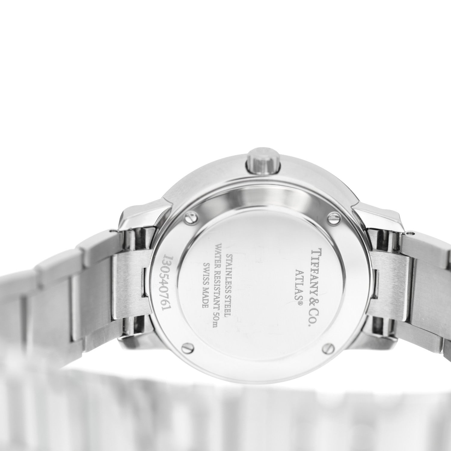 Tiffany Stainless Steel Diamond Bezel 31mm Atlas 2-Hand Quartz Watch 4 of 4