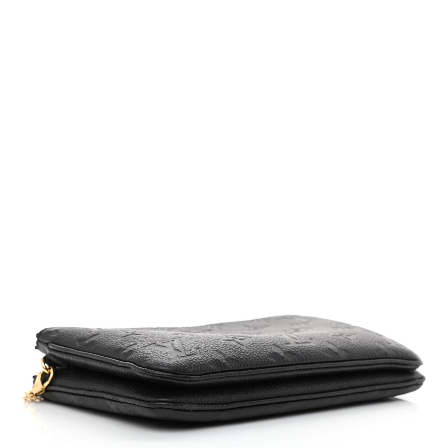 Louis Vuitton Empreinte Double Zip Pochette Black 4 of 11