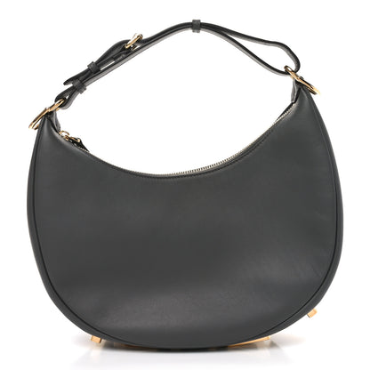 Fendi Vitello Grace Matte Small Fendigraphy Hobo Bag Anthracite 1 of 10