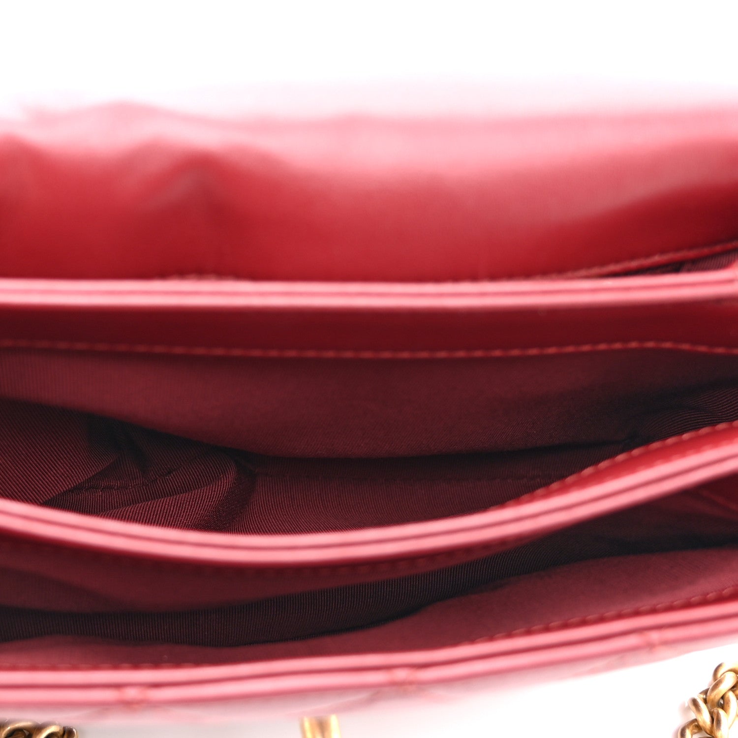 Chanel Calfskin Quilted Envelope Flap Dark Red 5 of 10