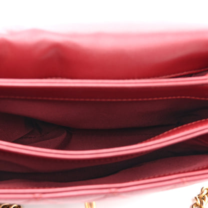 Chanel Calfskin Quilted Envelope Flap Dark Red 5 of 10