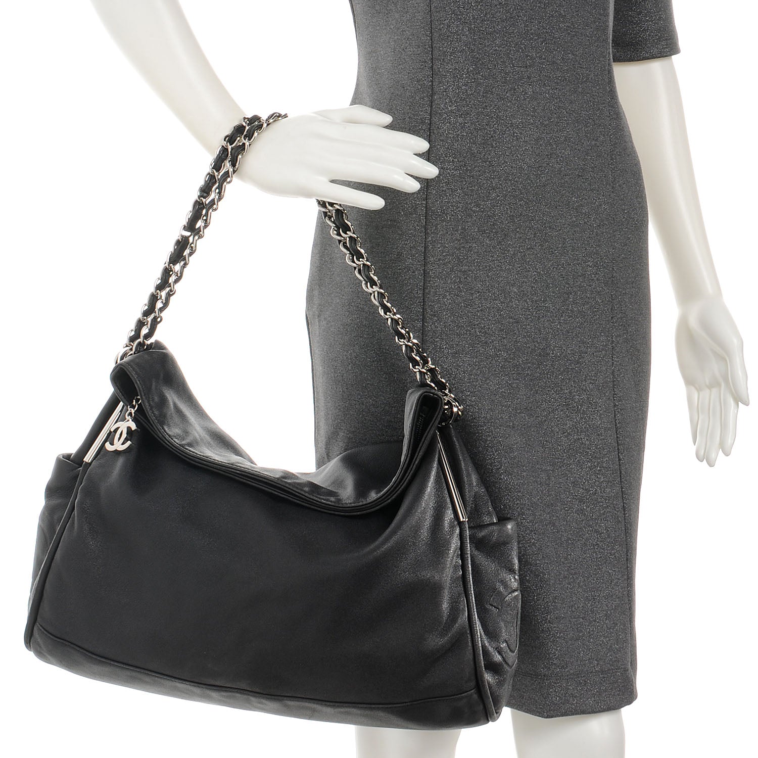 Chanel Lambskin Large Ultimate Soft Shoulder Bag Black 2 of 7