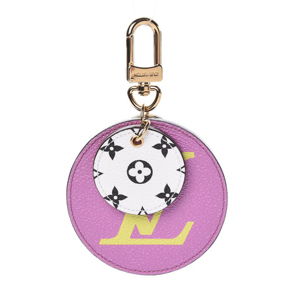 Louis Vuitton Monogram Giant Bag Charm Key Holder Pink Lilac 1 of 3