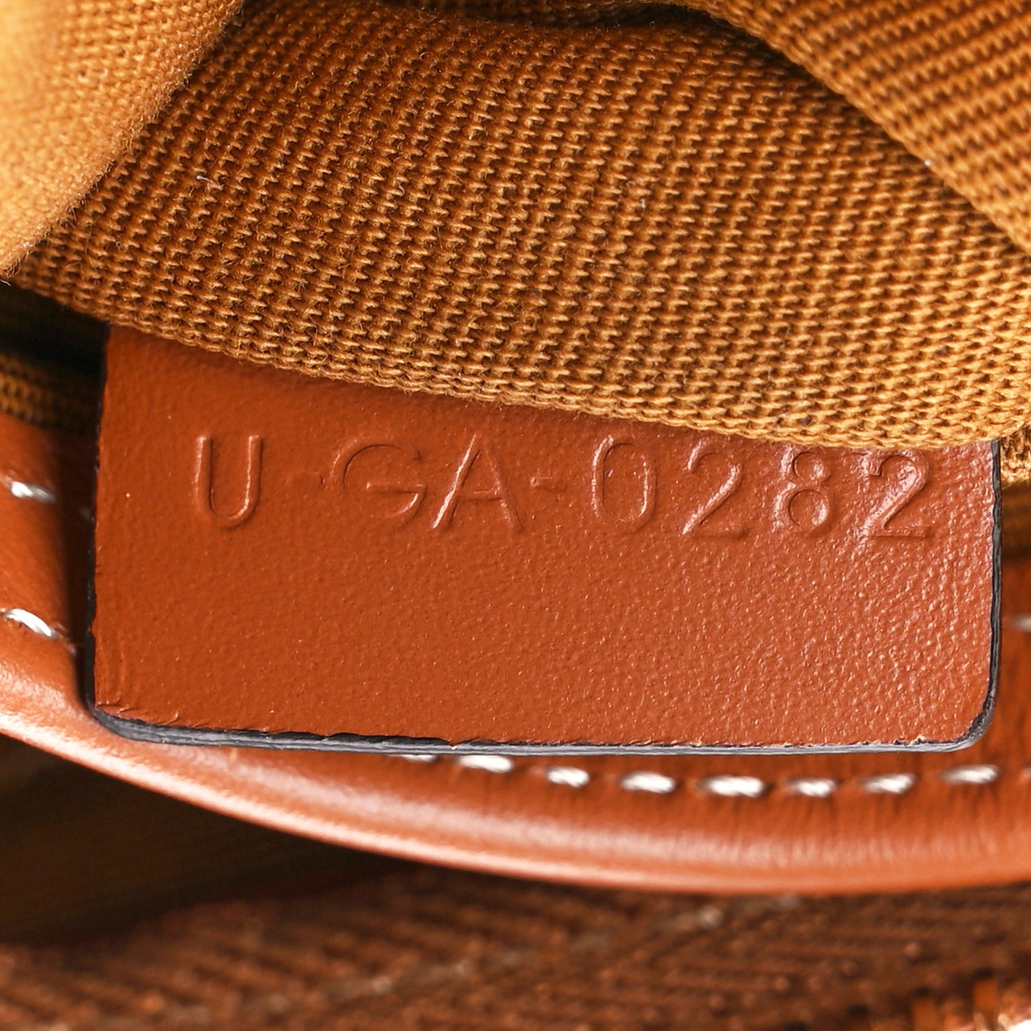 Triomphe Canvas Calfskin Small Boston Bag Tan