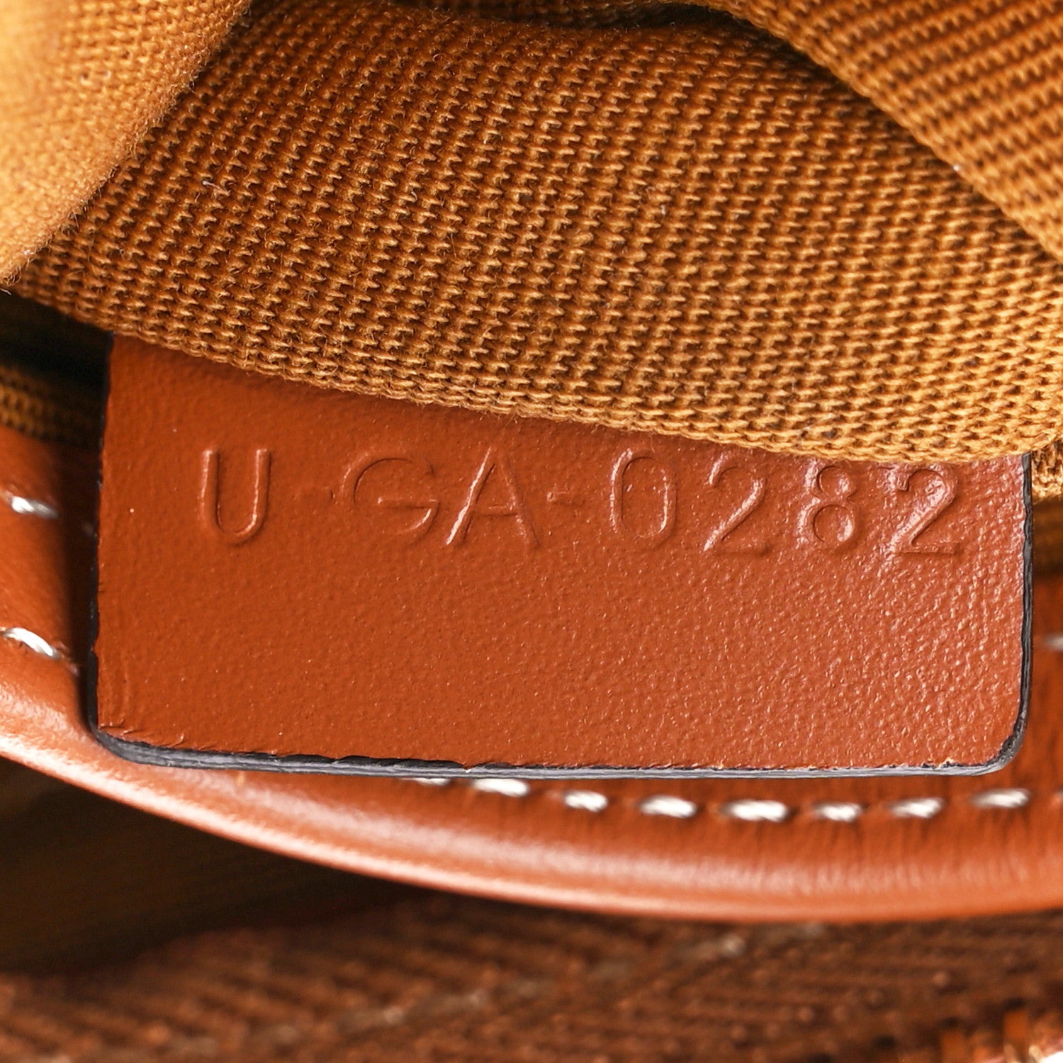 Celine Triomphe Canvas Calfskin Small Boston Bag Tan 7 of 12