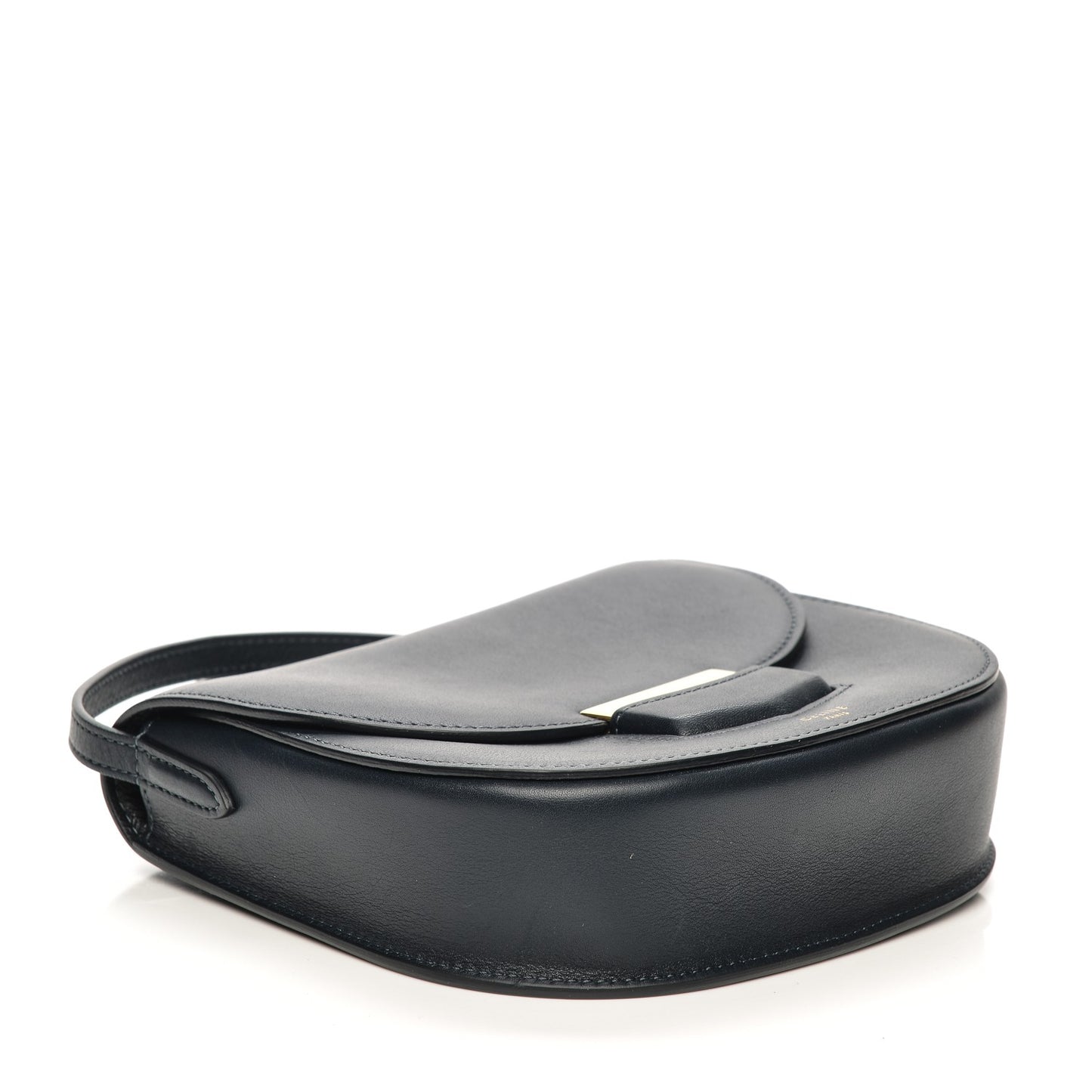 Smooth Calfskin Small Trotteur Navy Blue