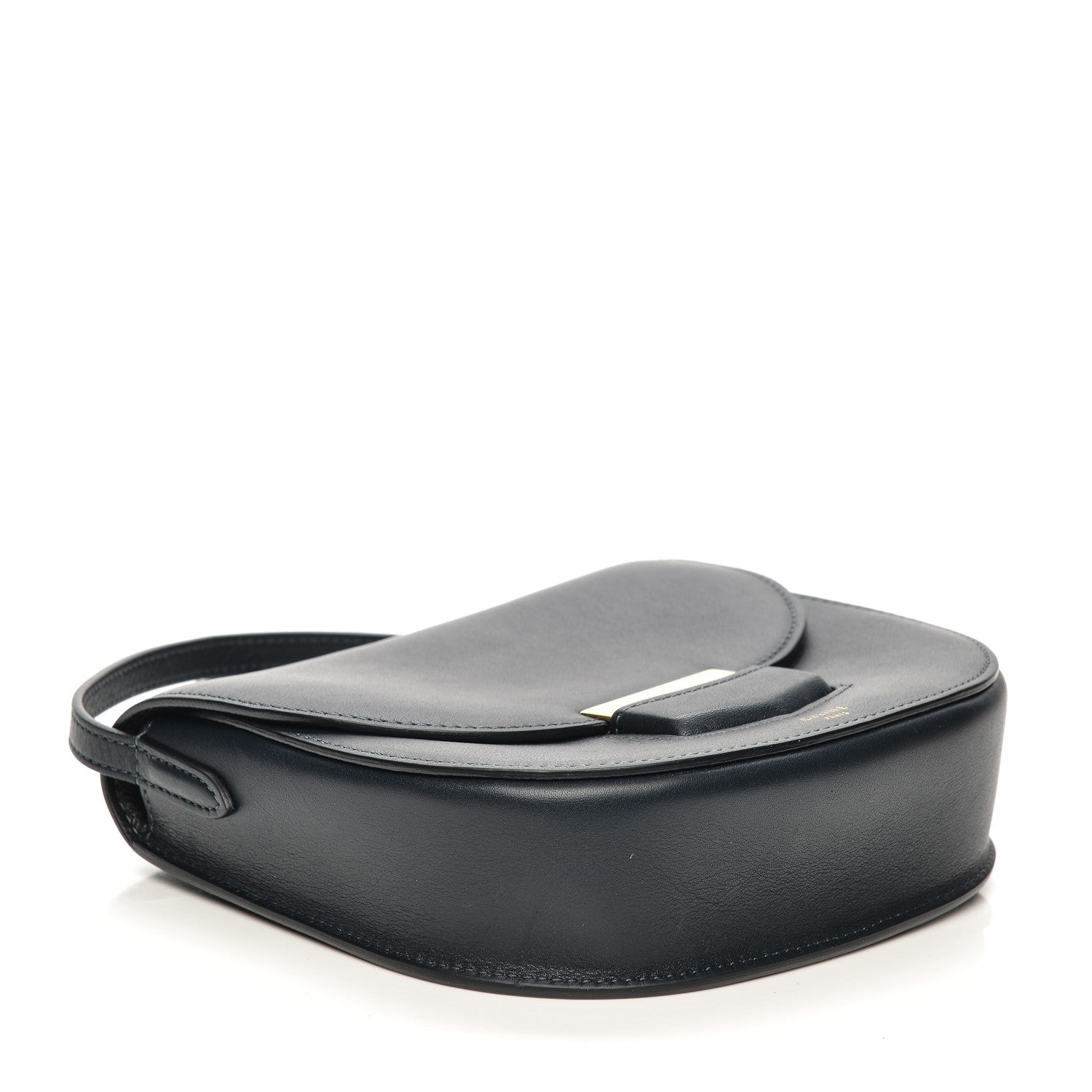 Celine Smooth Calfskin Small Trotteur Navy Blue 4 of 7