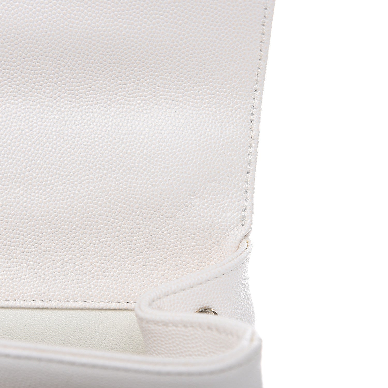 Chanel Caviar Quilted Medium Business Affinity Flap White 6 of 17