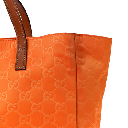 Gucci Nylon Monogram Medium Tote Orange 16 of 17