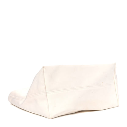 Versace Canvas Logo Tote Black White 3 of 10