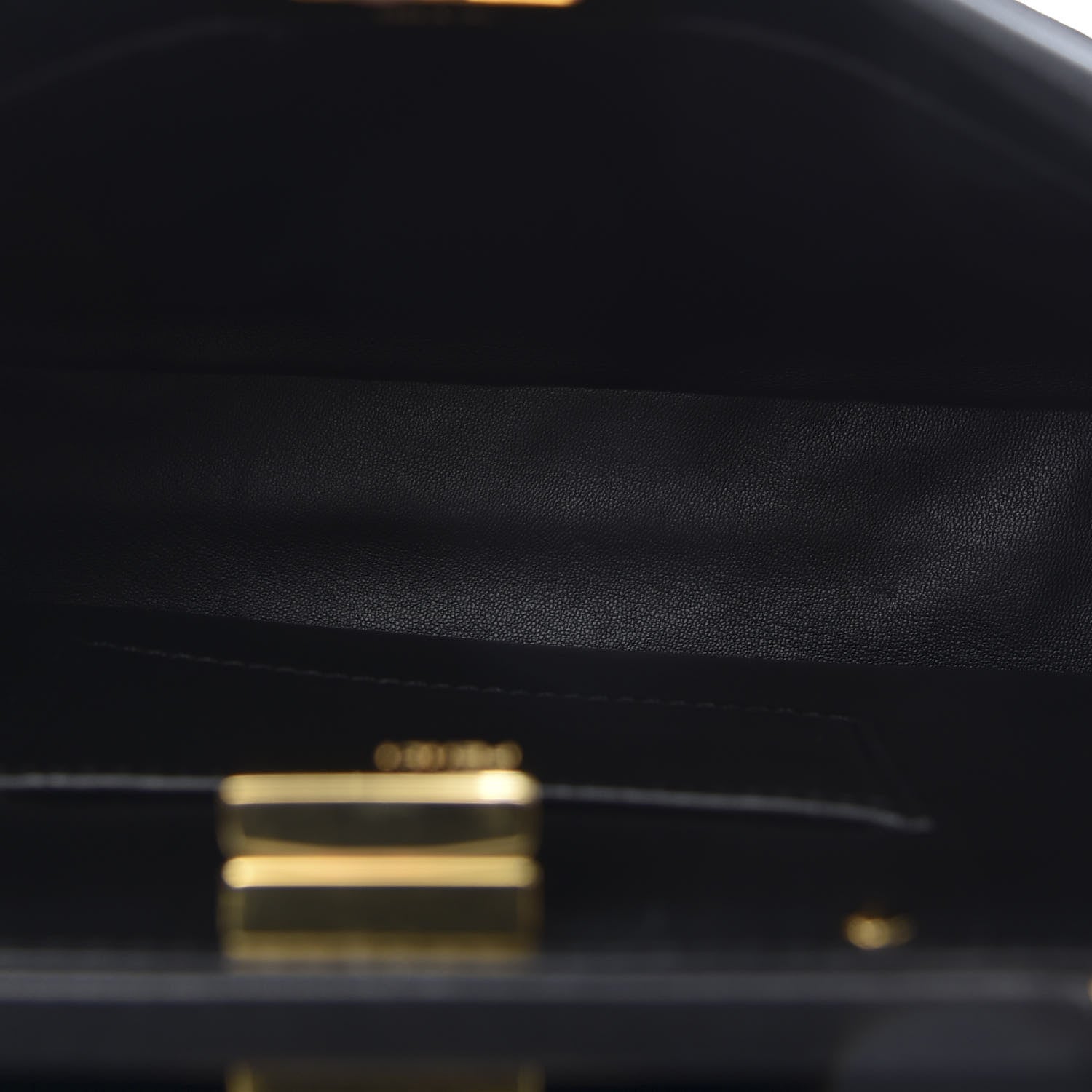 Fendi Nappa Mini Peekaboo Iconic Satchel Black 6 of 12