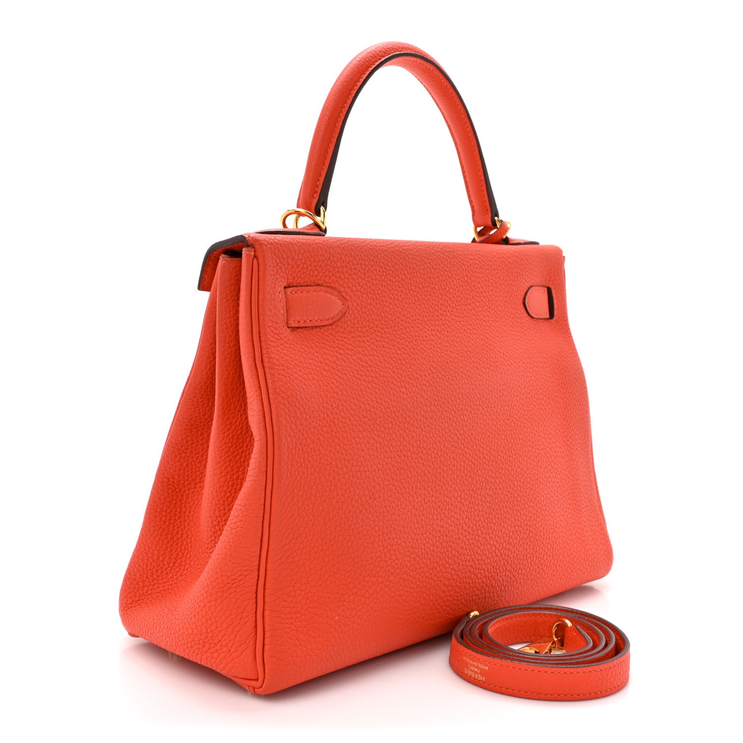 Hermes Togo Kelly Retourne 28 Capucine 3 of 14