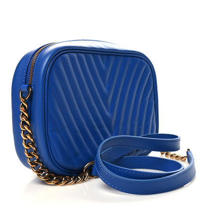 Louis Vuitton Calfskin New Wave Camera Bag Bleu Neon 3 of 10